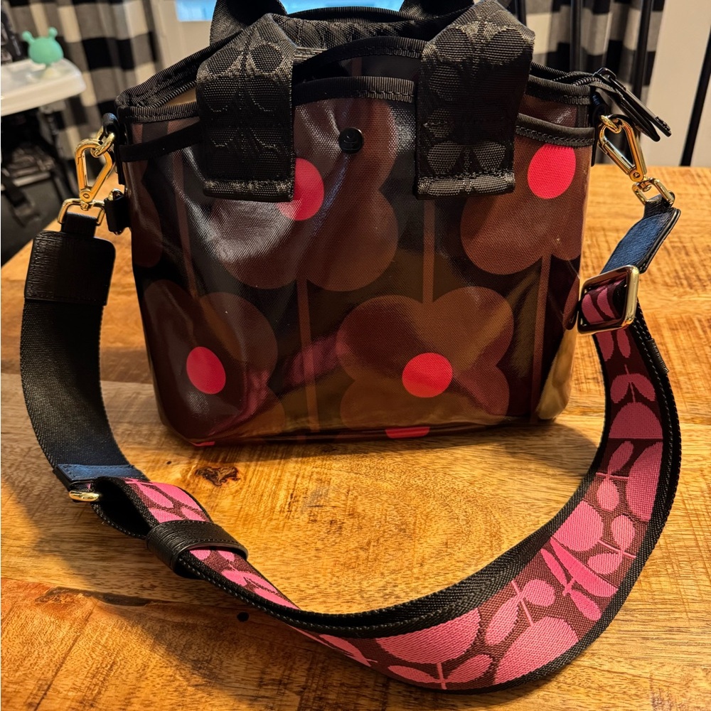 Stylish Black and Pink Women's Bag